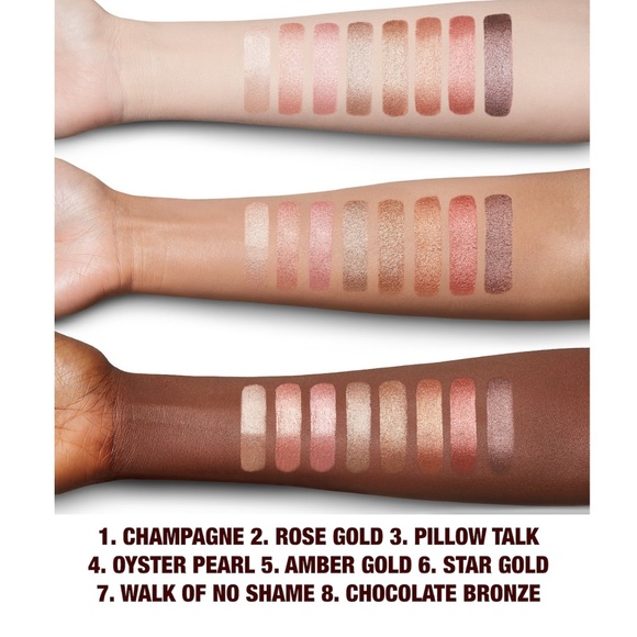 New w/o box Charlotte Tilbury Eyes to Mesmorize Cream Eyeshadow in Pillow Talk - Picture 3 of 3